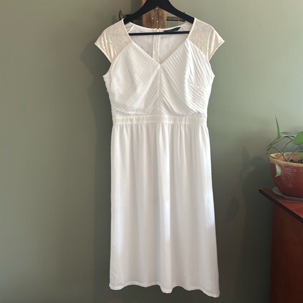 Dorothy Perkins White Midi Dress